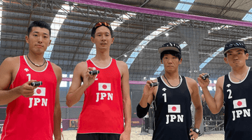 呼吸筋トレーニングデバイス「エアロフィット」がデフビーチバレー日本代表強化選手とパートナーシップ契約を締結！